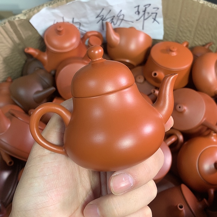 紫砂茶壶原矿朱泥茶具茶壶家用120