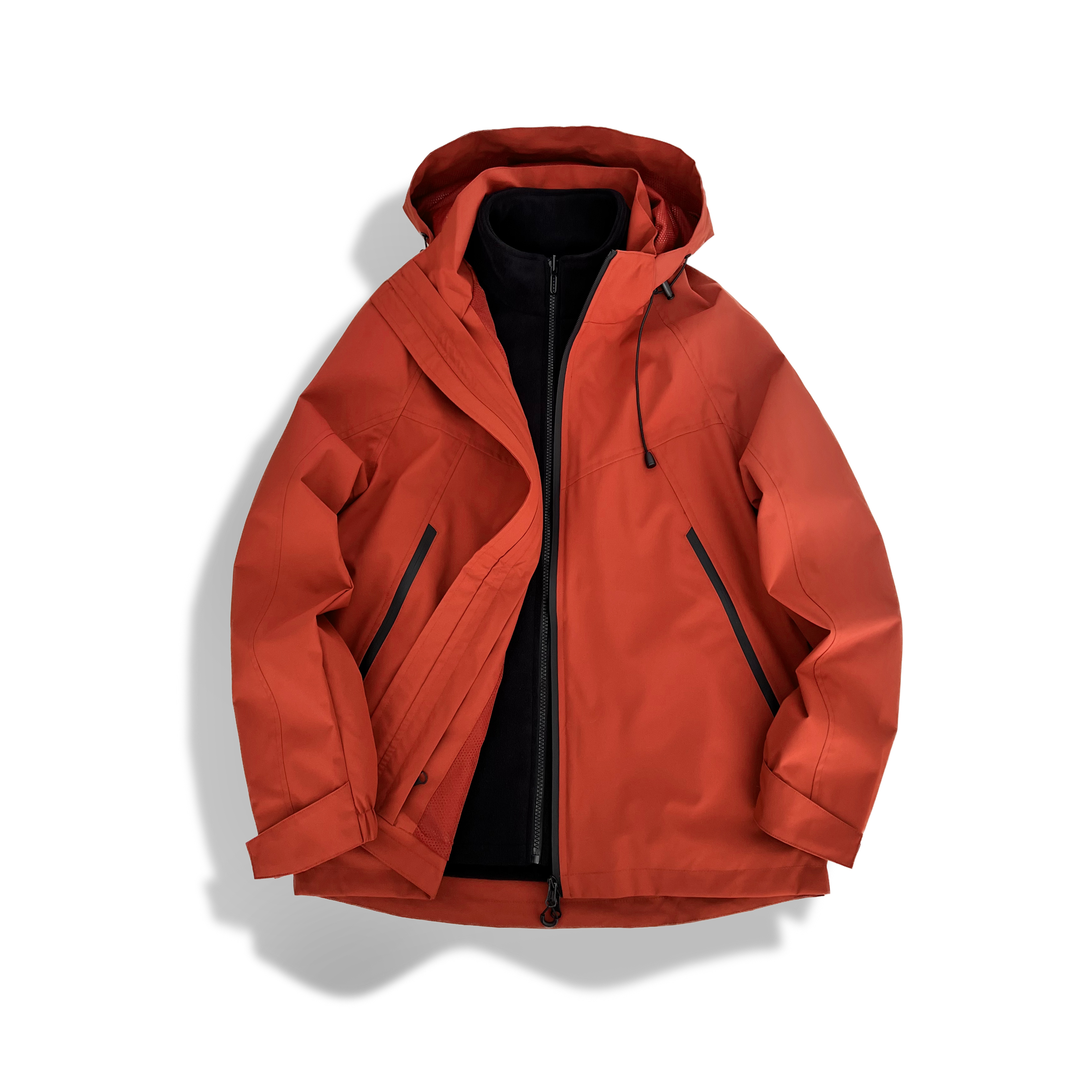 三合一可拆卸户外登山服情侣款短外套 F8090-1