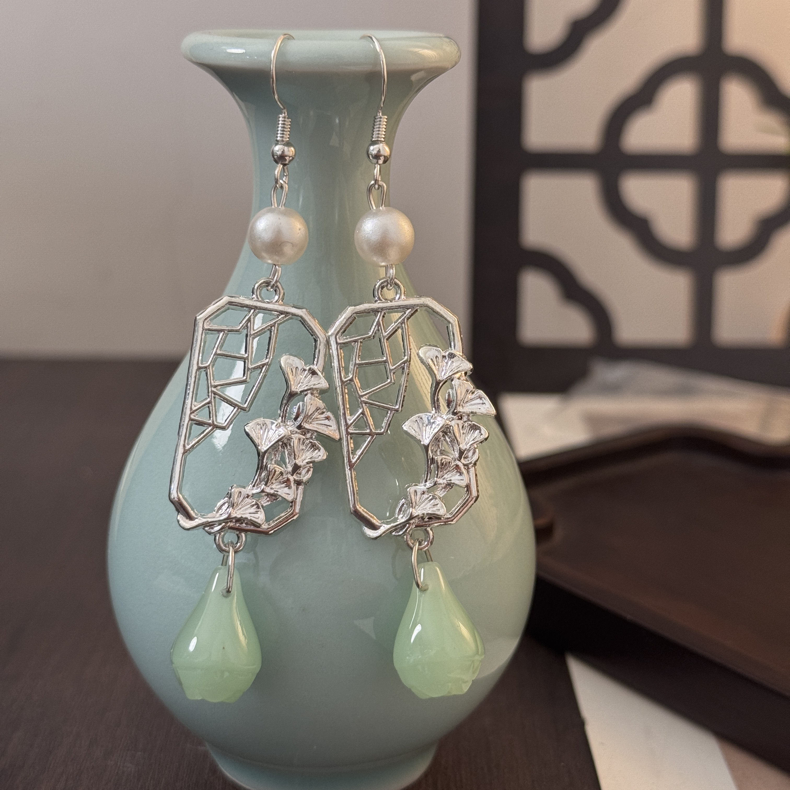 【绿色•玉兰】古风汉服配饰