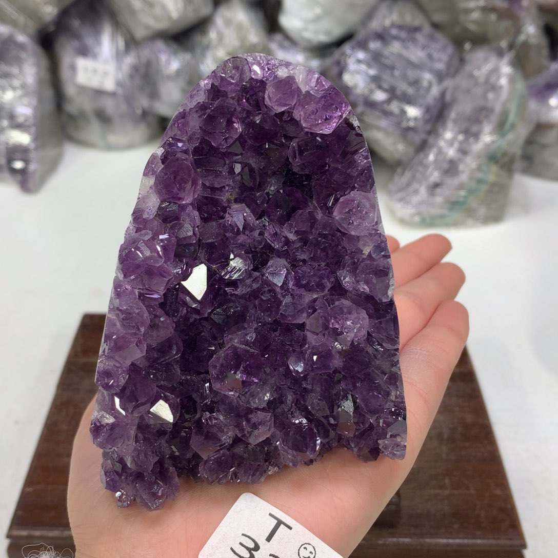 紫晶摆件未镶嵌水晶