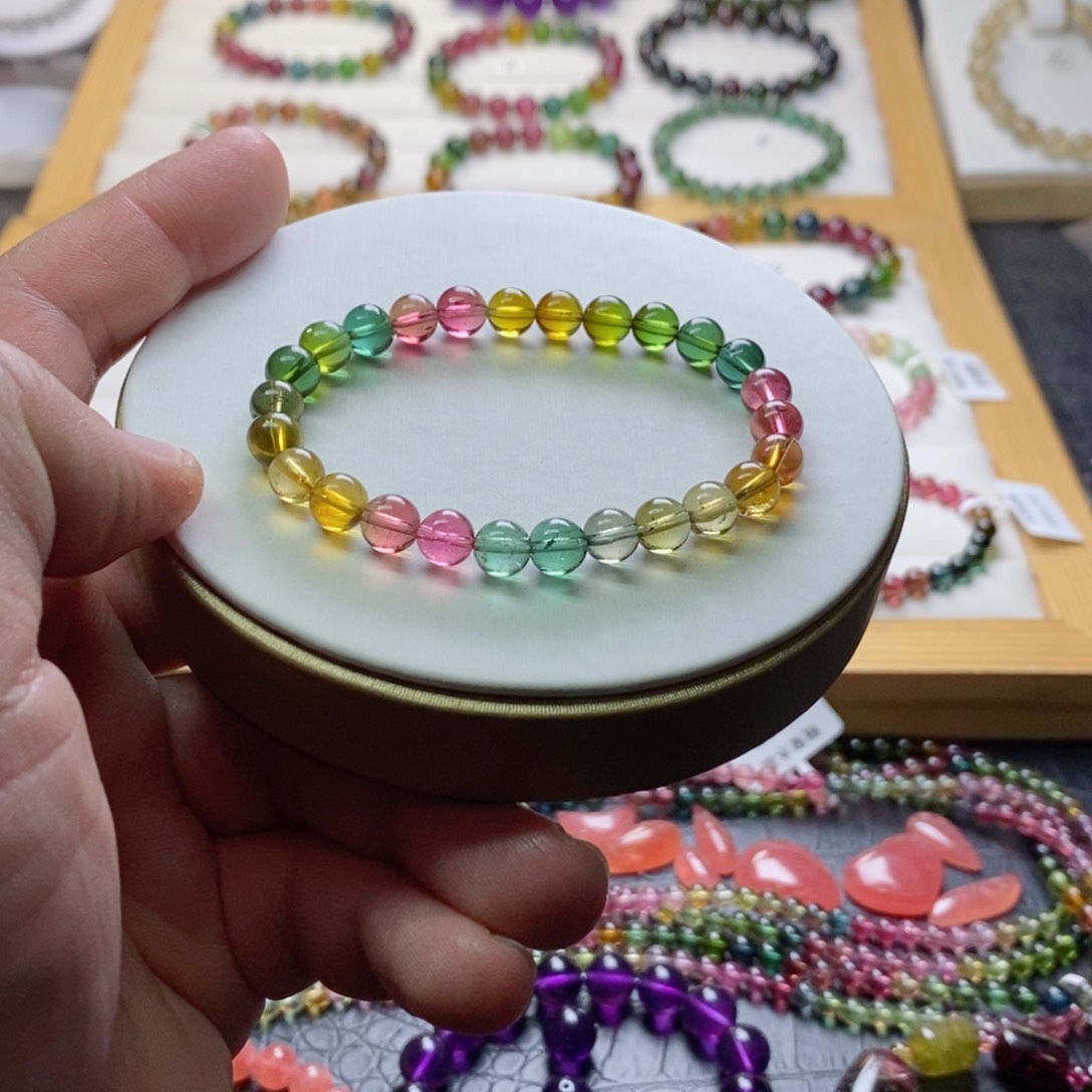 碧玺碧玺手链未镶嵌