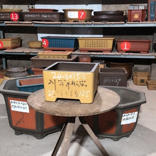 紫砂紫砂花盆包邮