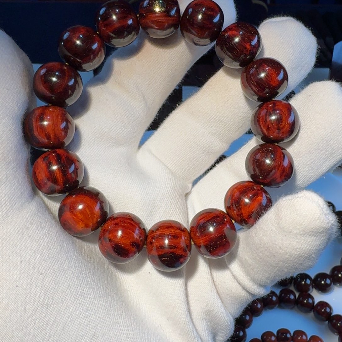 远***志小叶紫檀手串/手链印度小叶紫檀日本三味线古琴料高精尖