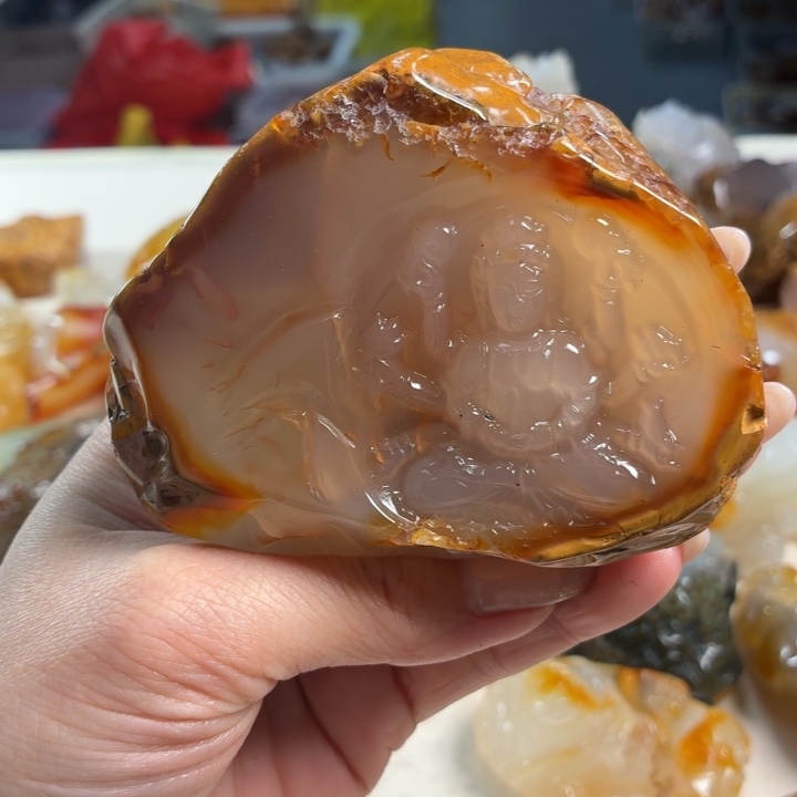 玛瑙/玉髓未镶嵌吊坠(不含链)