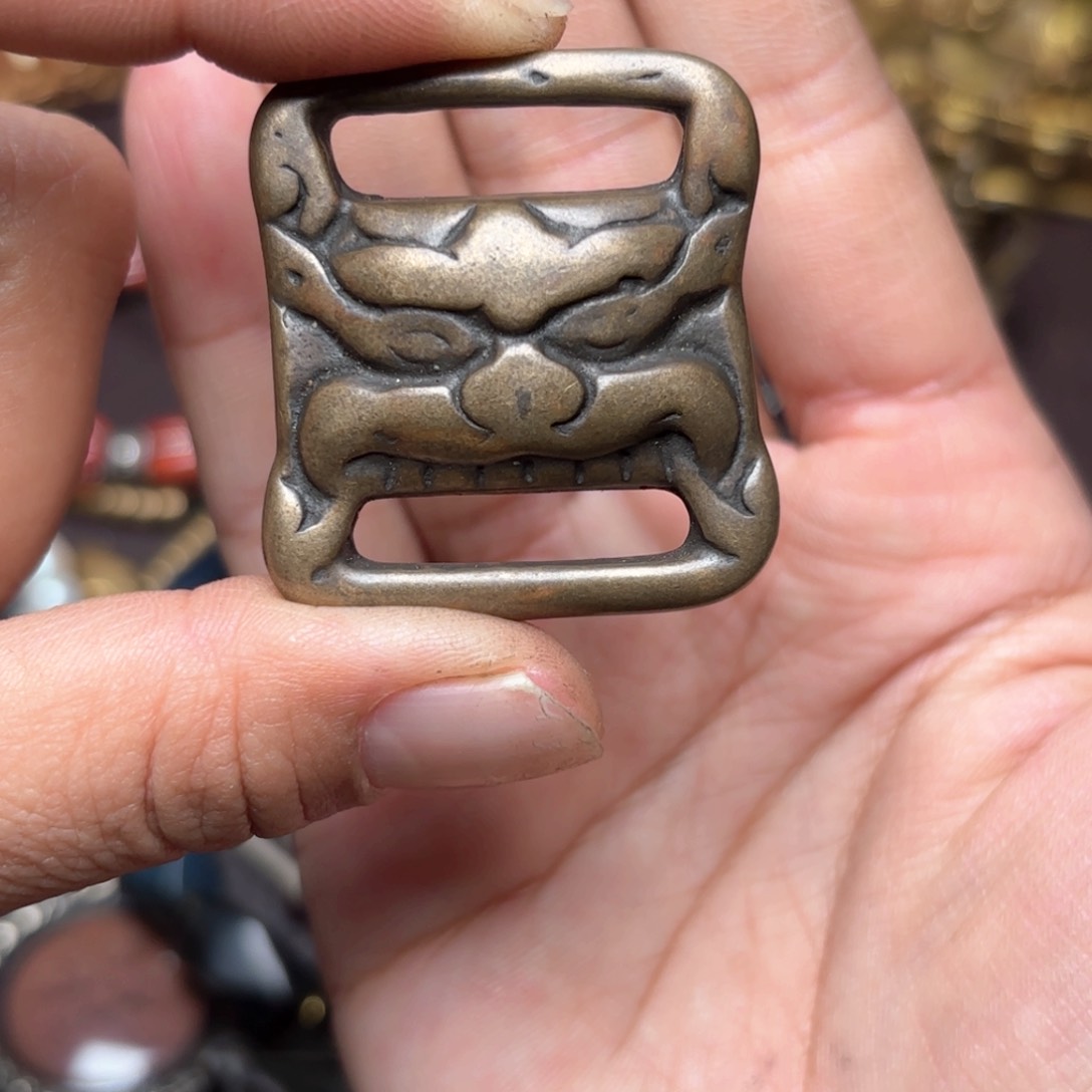 铜星月菩提吊坠项链