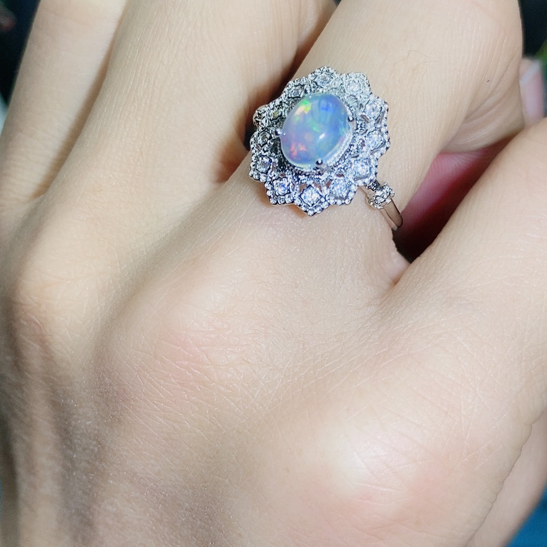 紫晶珠宝半成品银S925镶嵌