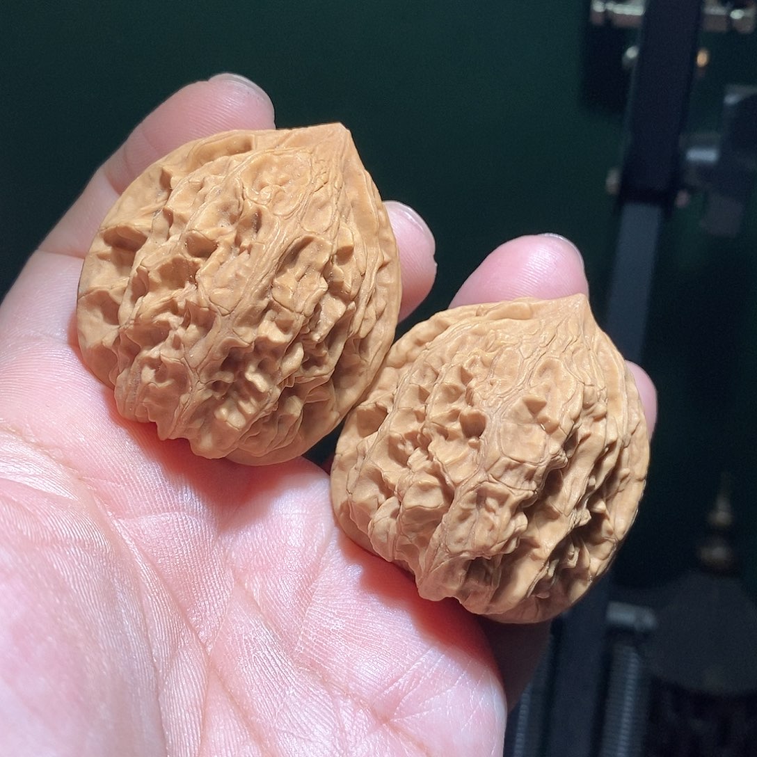 文玩核桃把件41鸡心全品