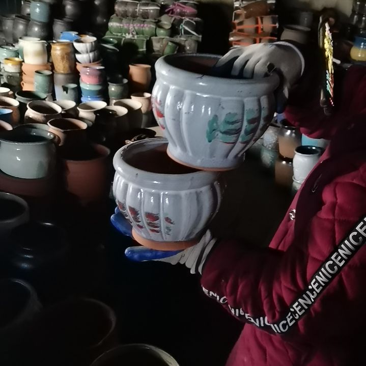 红陶口18高16瑕疵