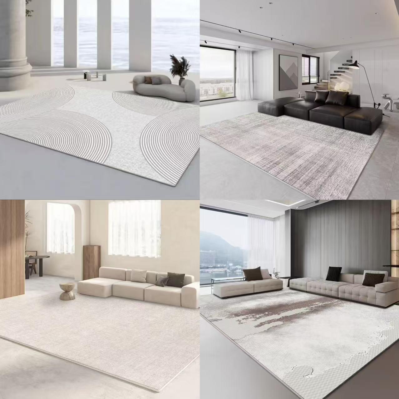 居家好物防水圈绒客厅地毯耐脏轻奢松弛感防滑沙发茶几卧室垫子