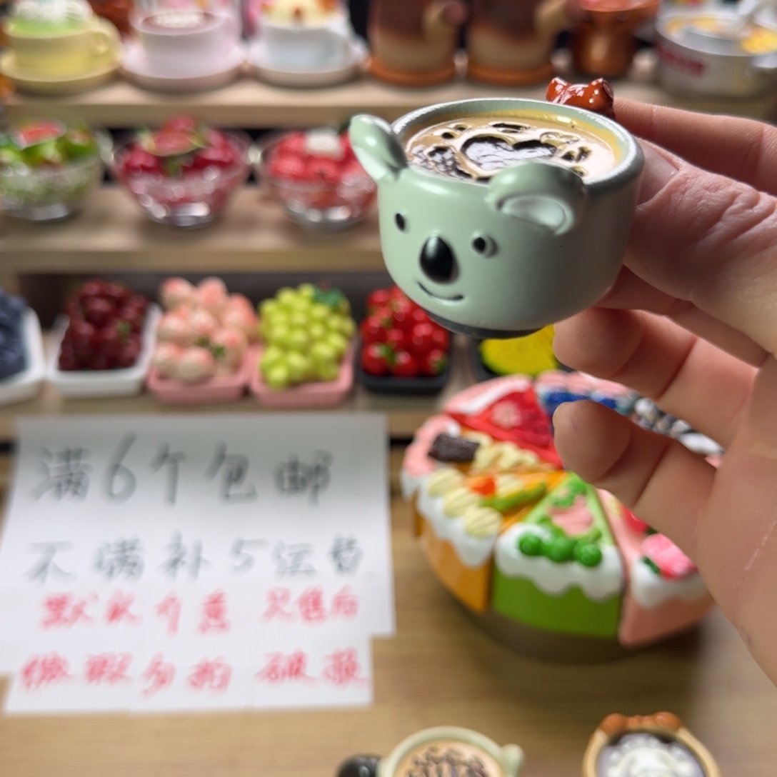 树脂食玩冰箱贴凭开箱视频售后