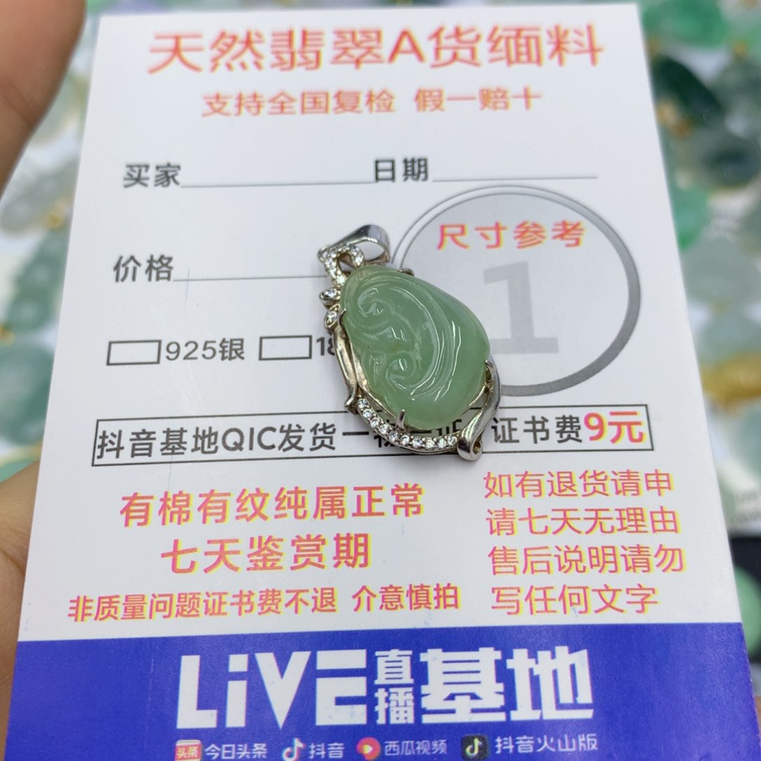 翡翠颈饰未镶嵌翡翠