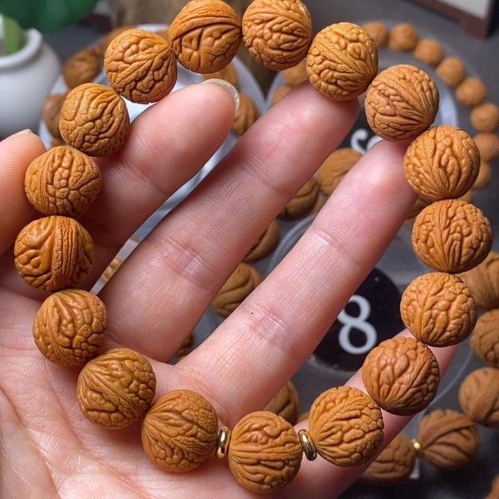 文玩核桃吊坠秦岭龙纹桃核野生14