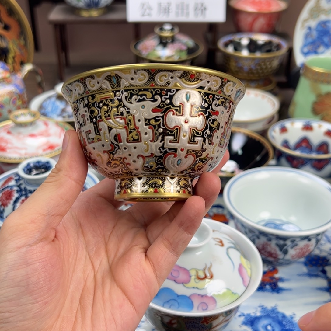 6***头瓷片景德镇手工手绘陶瓷