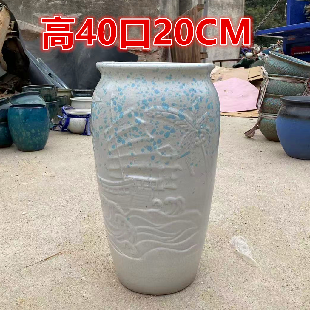 粗陶陶瓷法师老桩多肉绿植植物紫砂简约手工特价九尾狐有孔