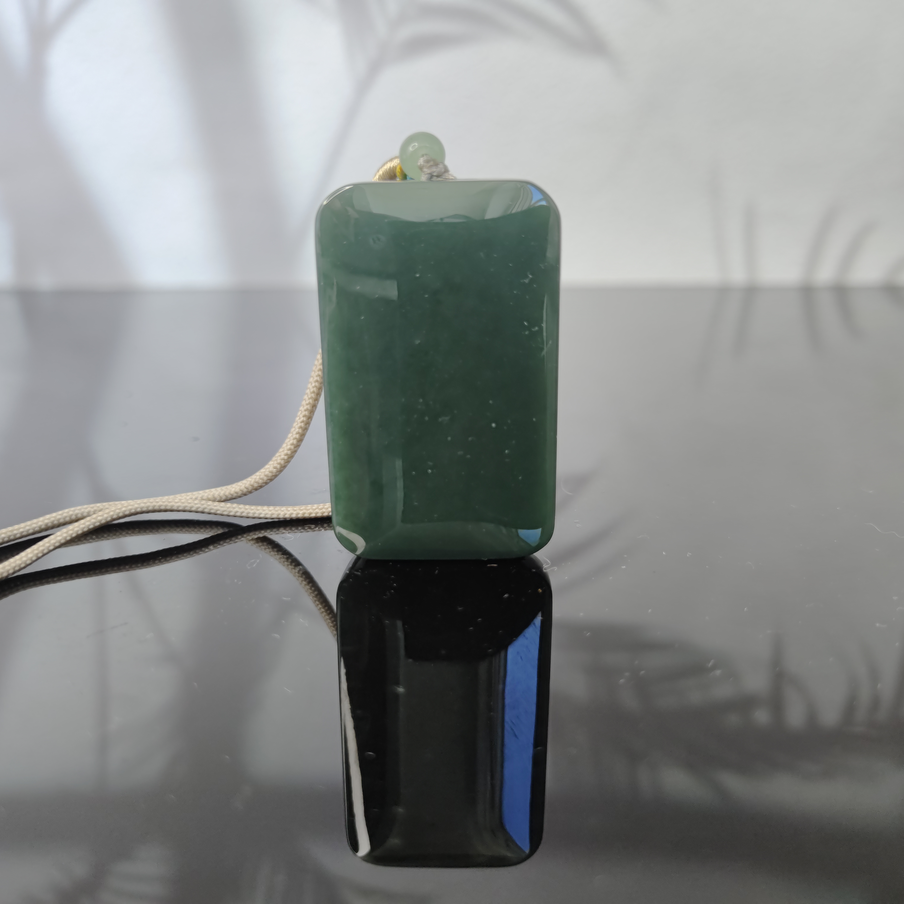 Y和田玉无事牌吊坠1771