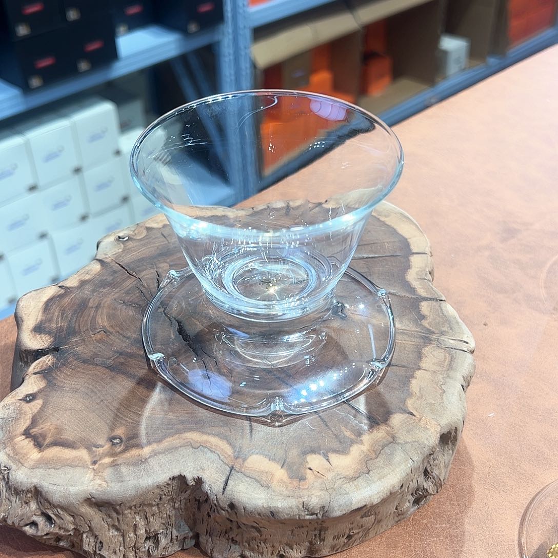 禾器荷叶盖碗透明色