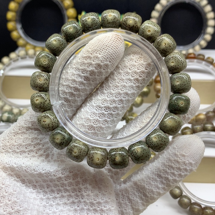 星月菩提手串19号 绿幽灵小细星11.3/10.3