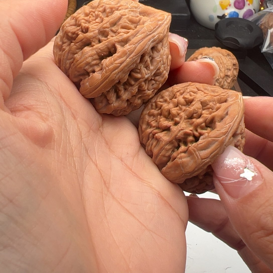 文玩核桃把件虎头王39