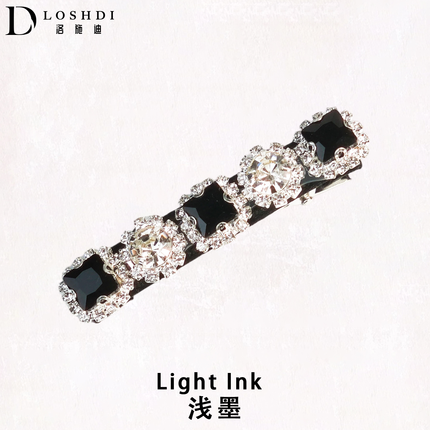 LOSHDI【浅墨】网红时尚复古百搭发夹少女气质边夹鸭嘴夹发卡发饰