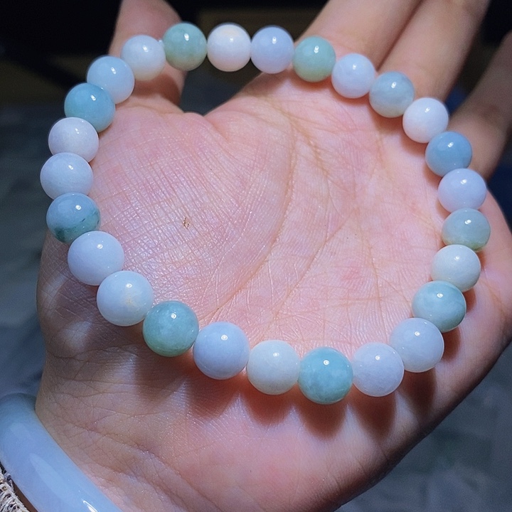 未镶嵌手串翡翠天然缅甸A货翡翠8.5