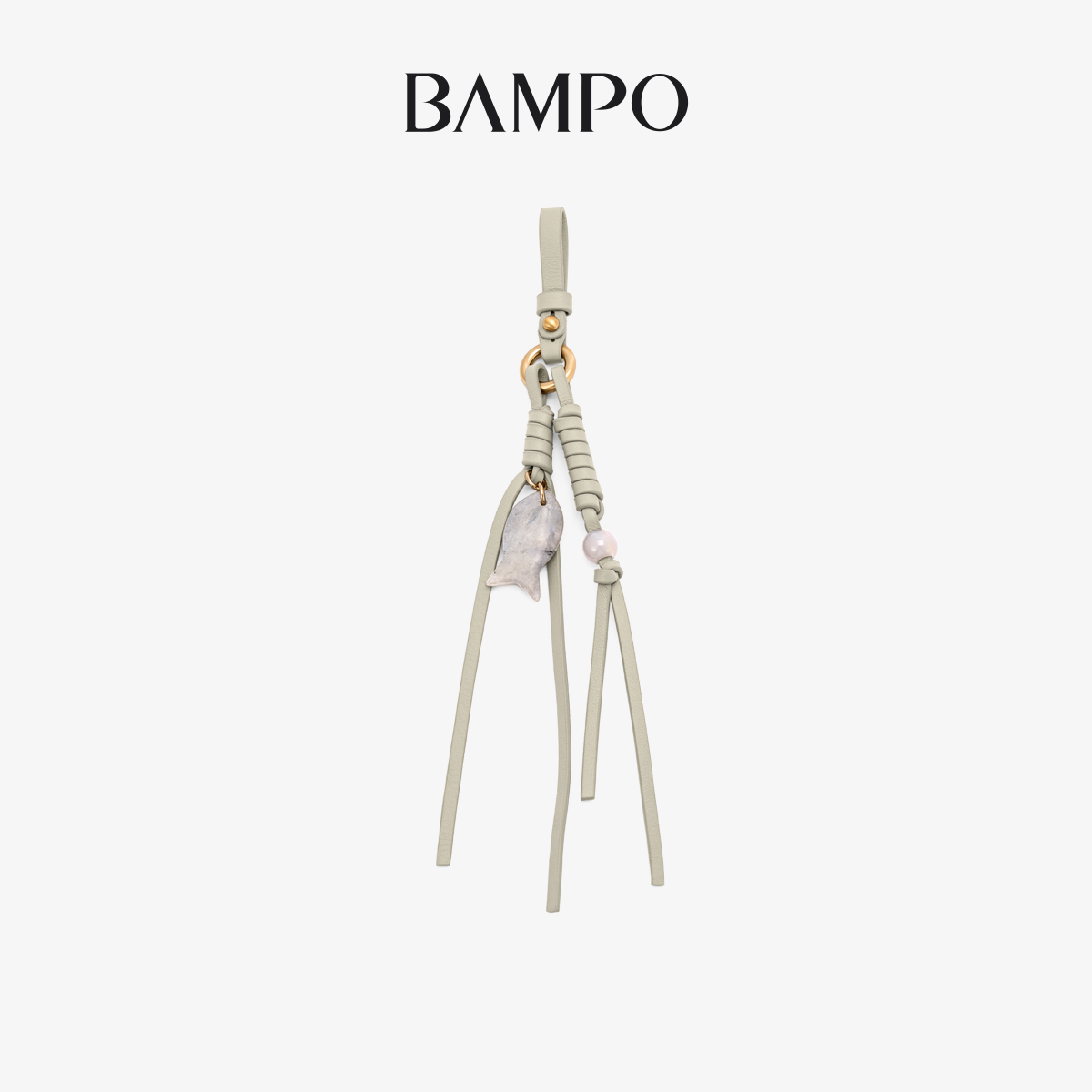 BAMPO半坡余生有你挂件 头层牛皮包配饰新款小众质感精致挂饰