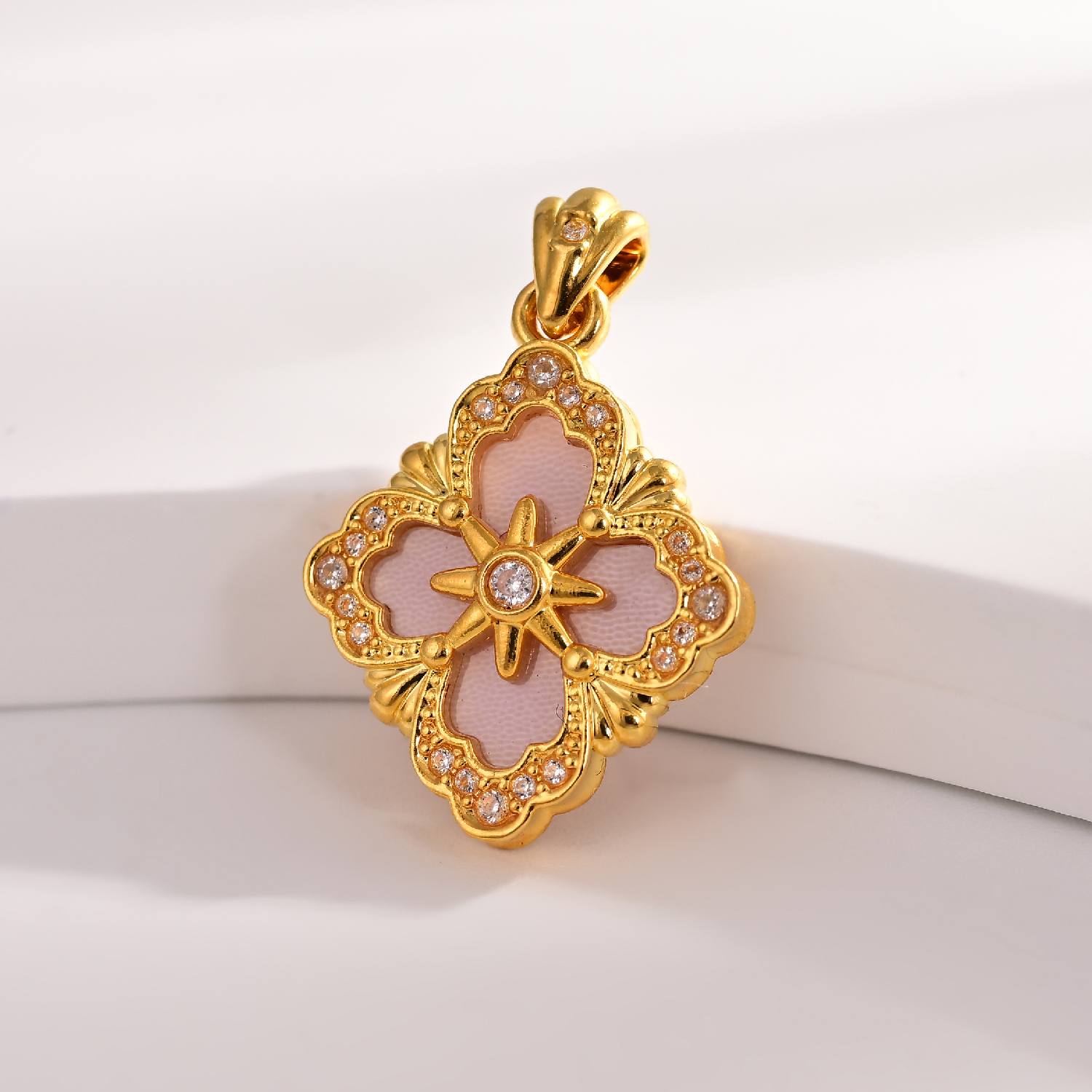 【诗诗专属】18k金粉贝布契拉提吊坠