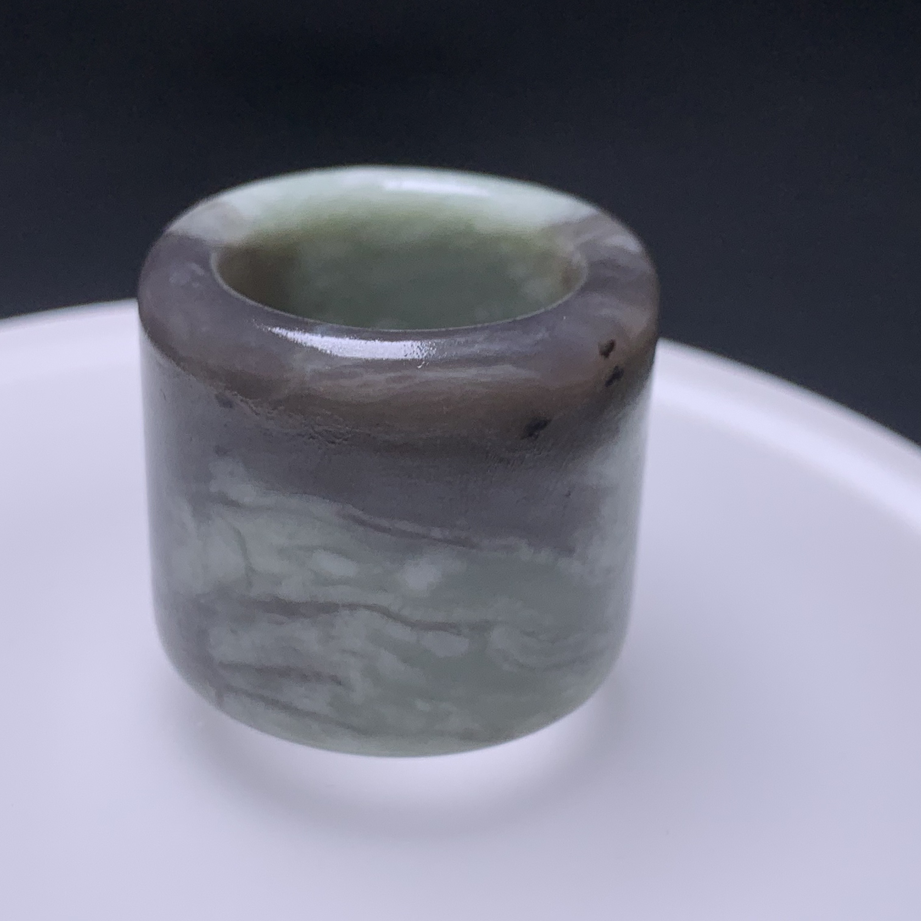 D4219珠宝玉石精选和田玉扳指