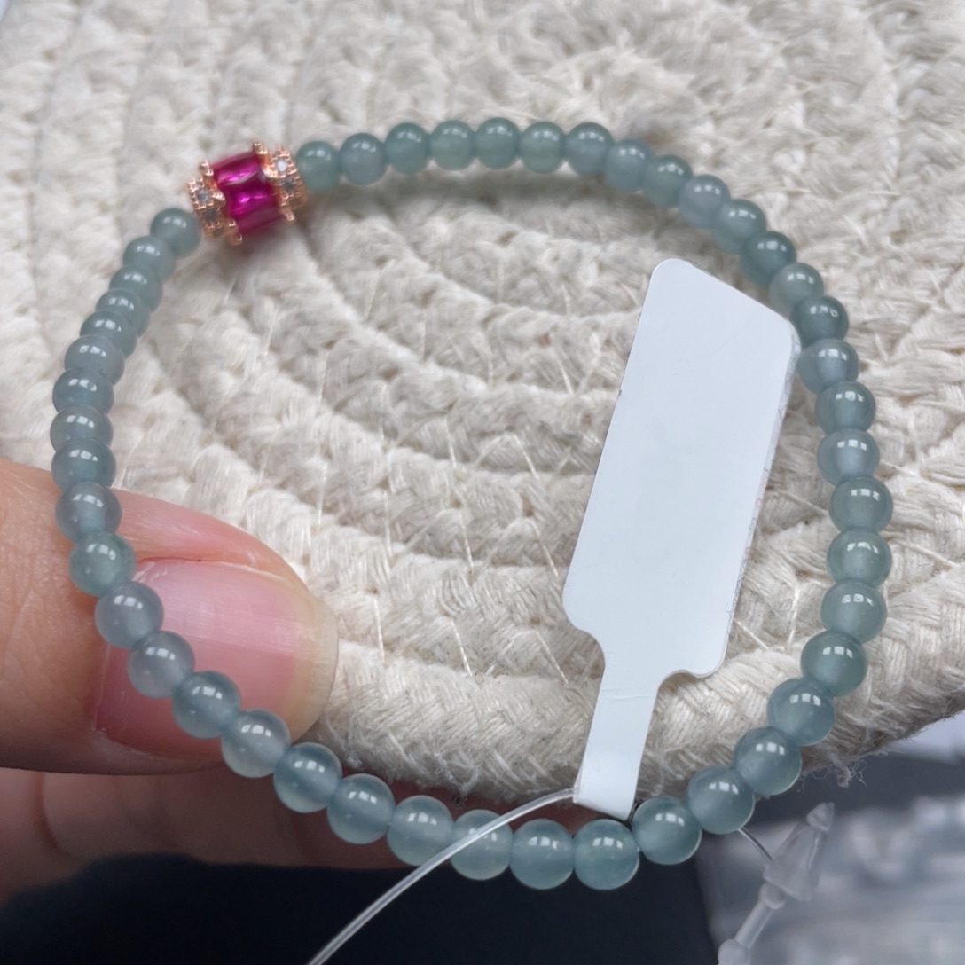 翡翠未镶嵌手链天然A货翡翠4