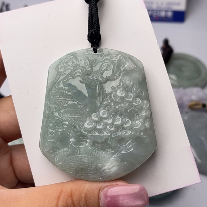 翡翠未镶嵌颈饰翡翠