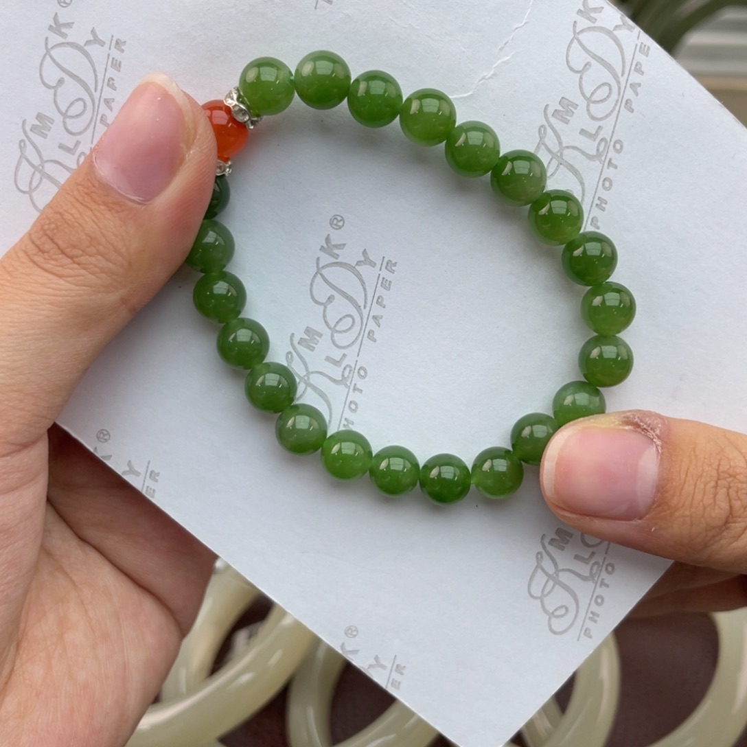 和田玉手镯未镶嵌四*