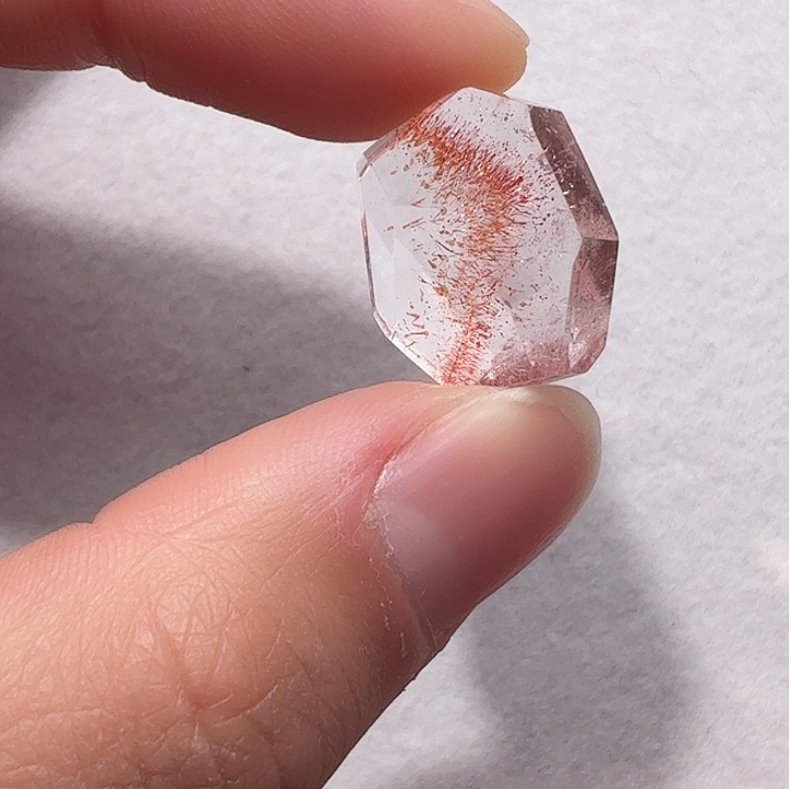 水晶珠宝半成品未镶嵌芬达色超七