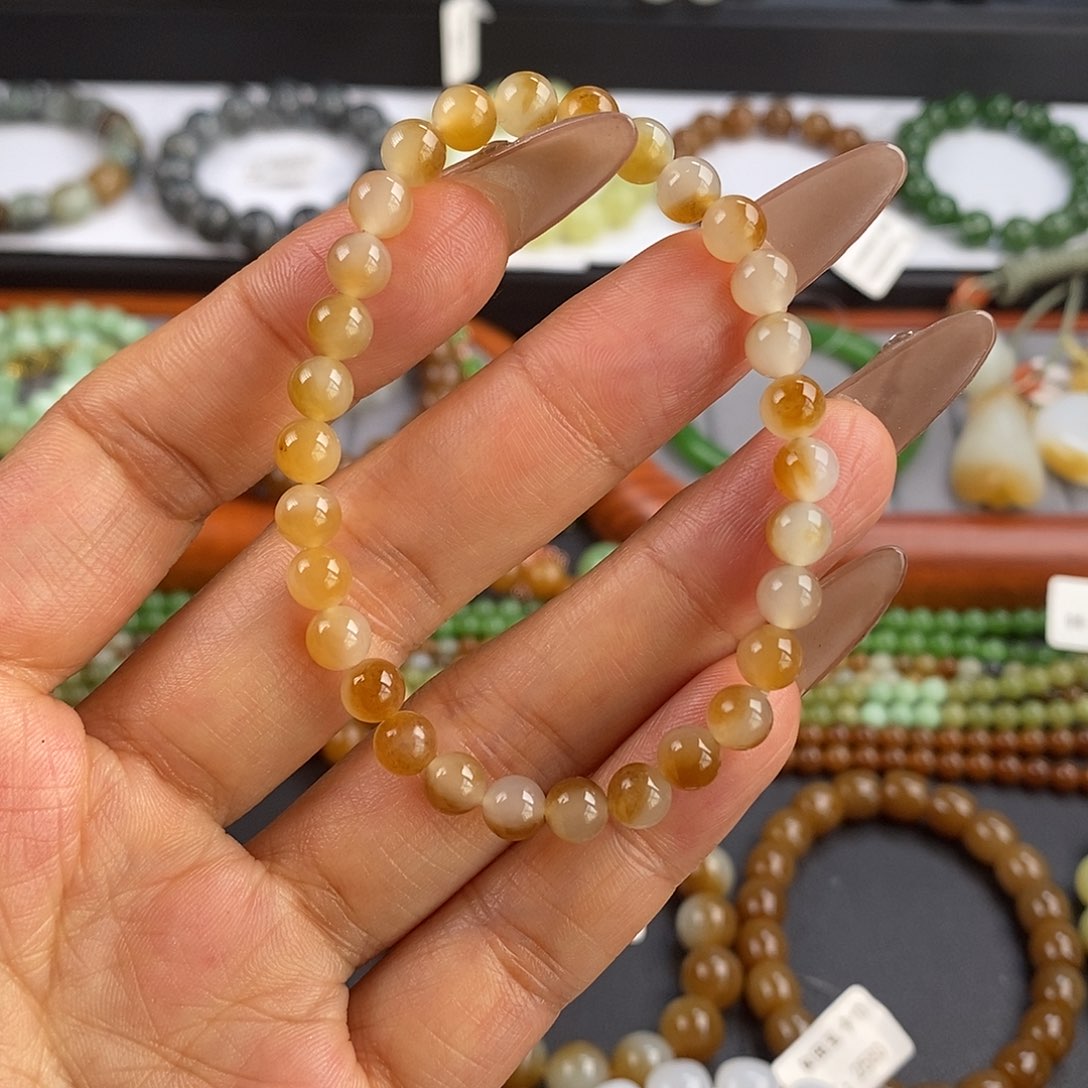 和田玉手串未镶嵌