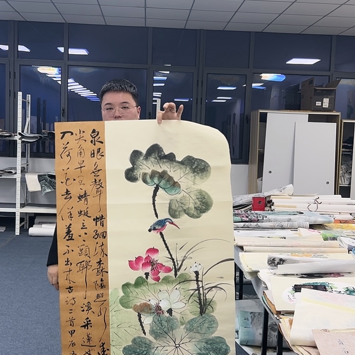 国画纯手绘字画宣纸