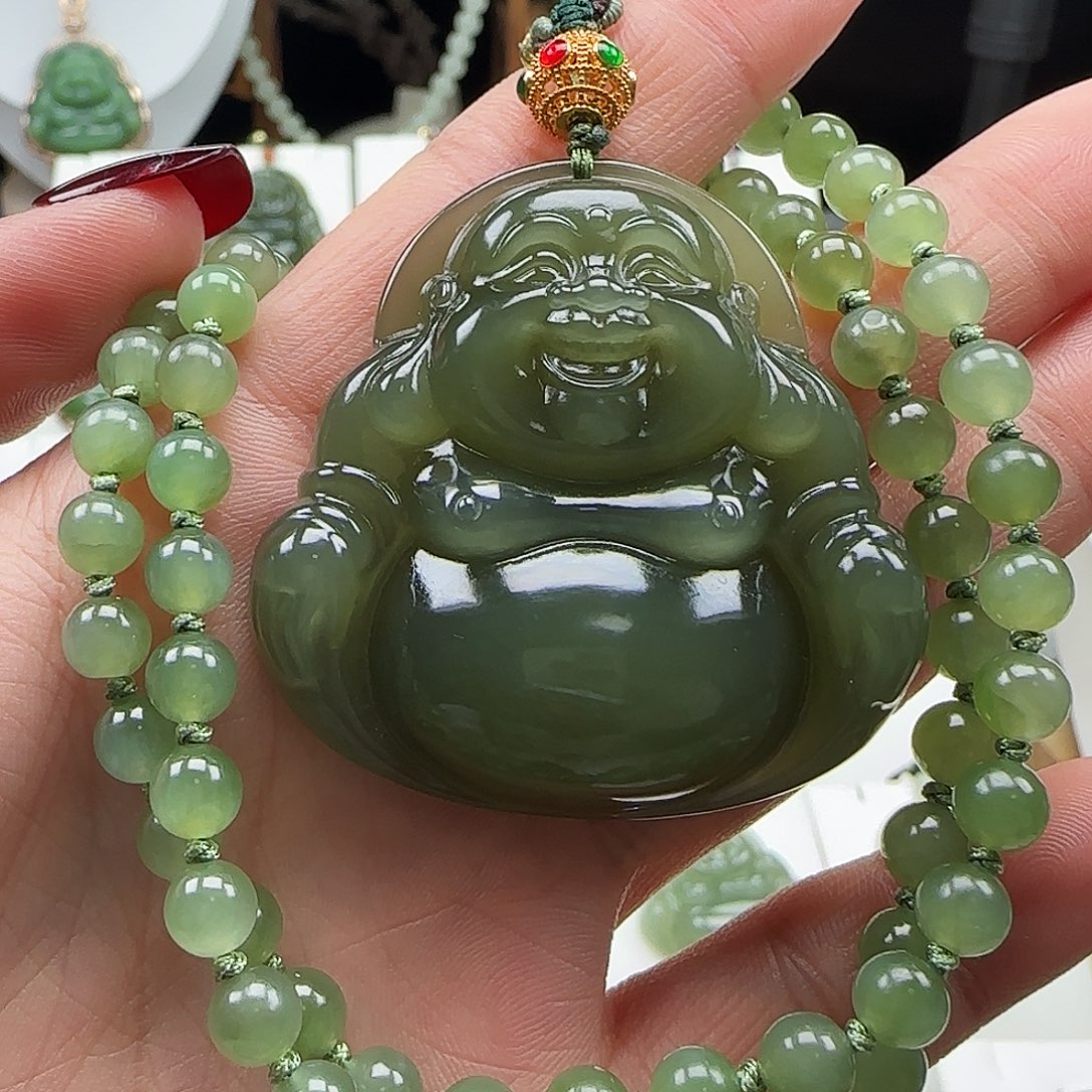 和田玉颈饰未镶嵌