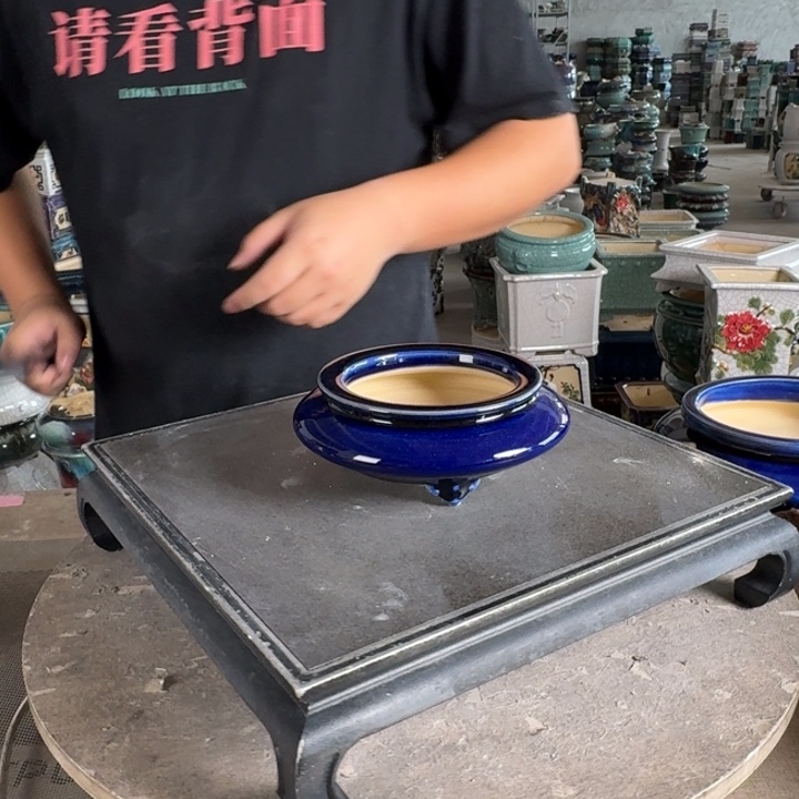 。一风堂石湾花盆 内10*4