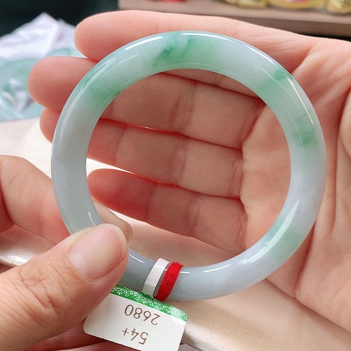 未镶嵌手镯翡翠54圆