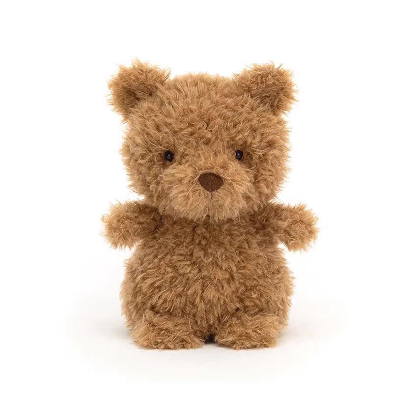 英国萌宠短腿卷毛小熊毛绒玩偶可爱公仔玩具送礼男女