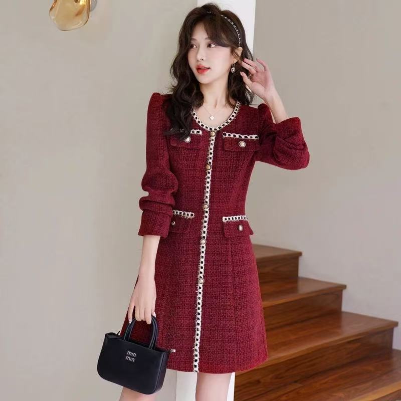 【薇薇1号店A051-A060推荐】春秋时尚气质女士新款连衣裙