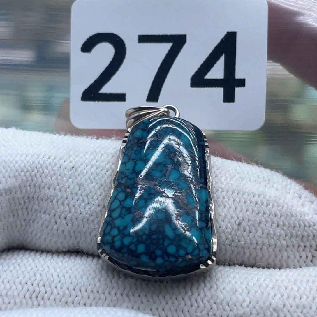 绿松石珠宝奇石银S925镀金镶嵌