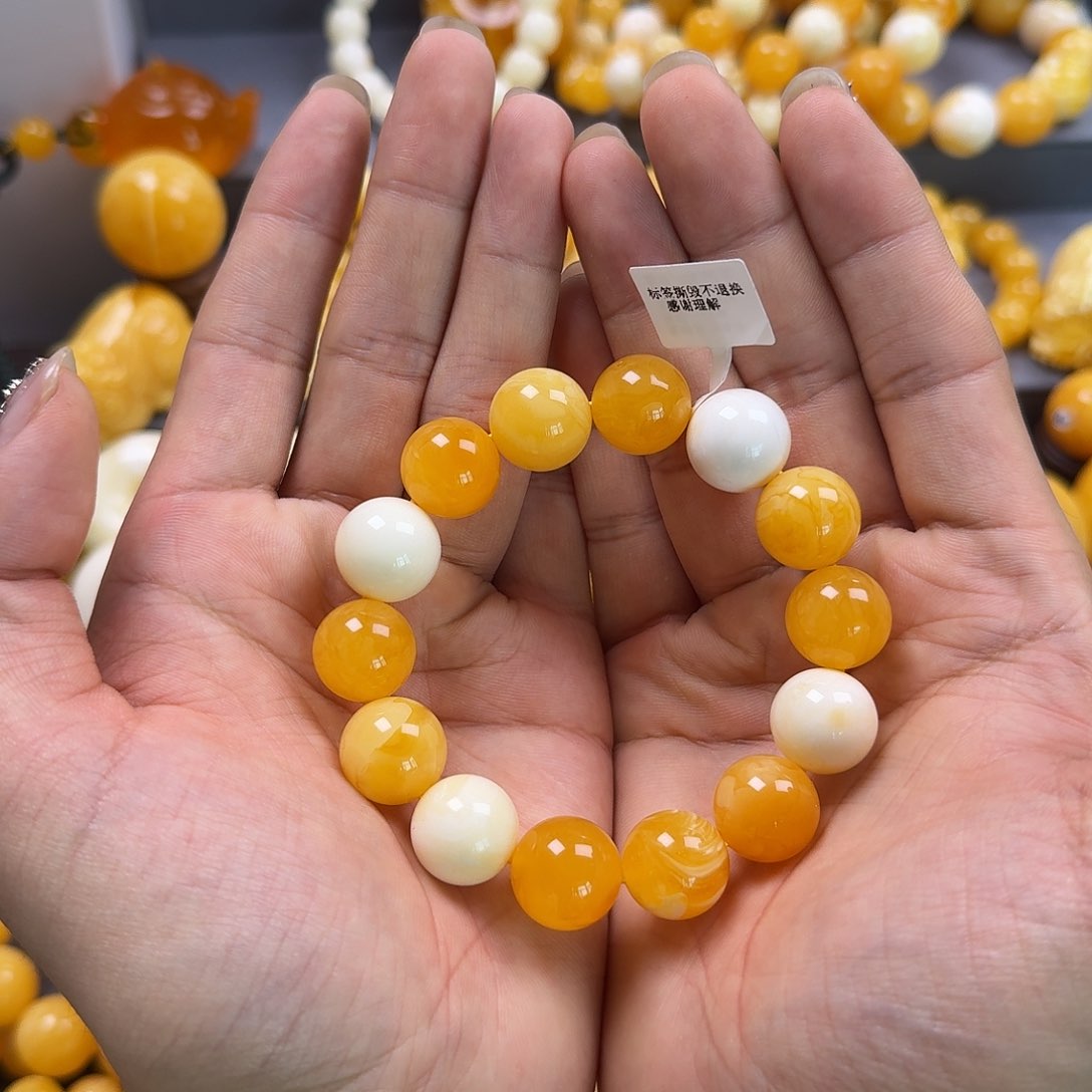 蜜蜡珠宝奇石未镶嵌15mm