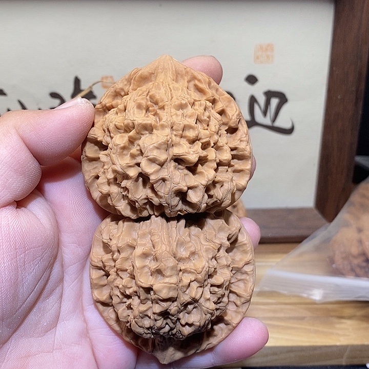 文玩核桃把件53蓟县山地官帽