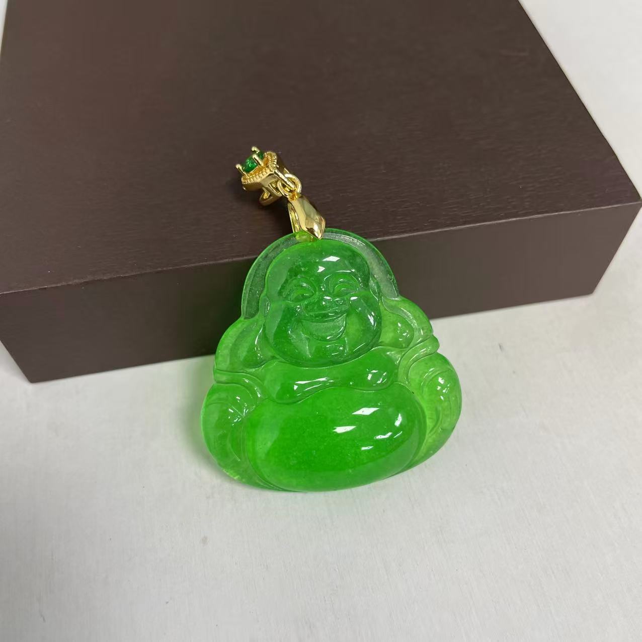 【大喜儿】透绿佛吊坠-12WQ1288时尚女士多样性发一个