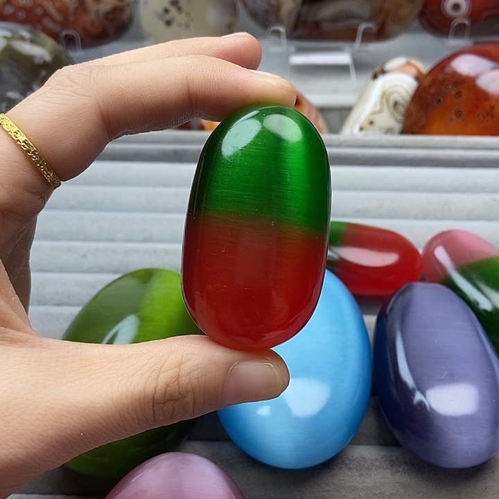 拂***柳玛瑙/玉髓未镶嵌珠宝奇石