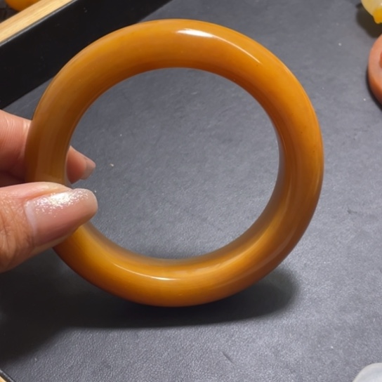 石英质玉（黄龙玉）挂件未镶嵌