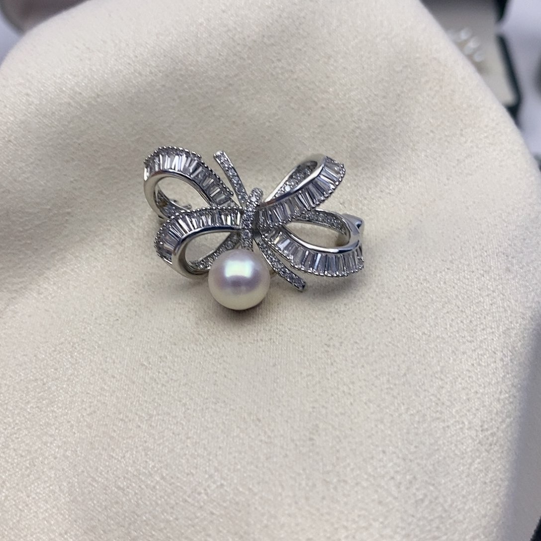 【闪购商品】拼合珍珠（马贝珠）胸针未镶嵌38