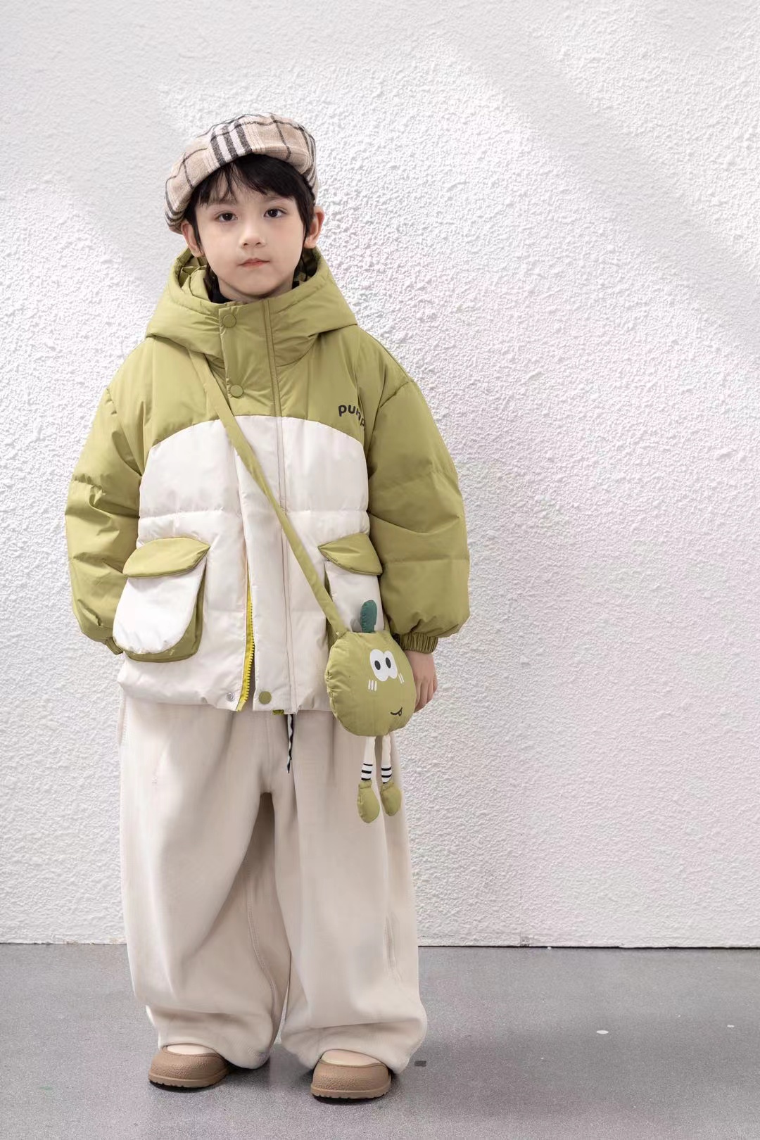 口红儿童羽羽外套