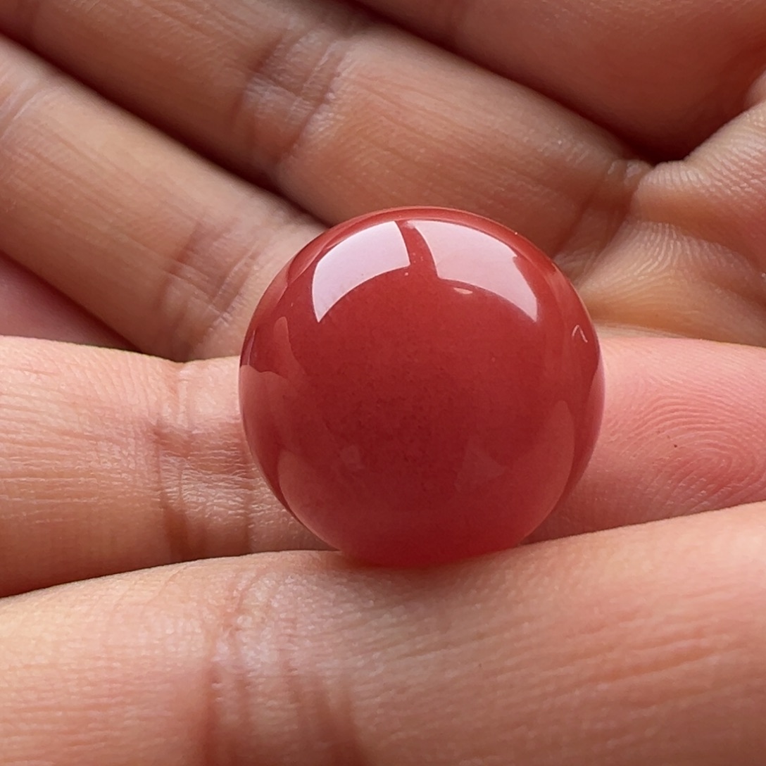 南红玛瑙圆珠17.4未镶嵌
