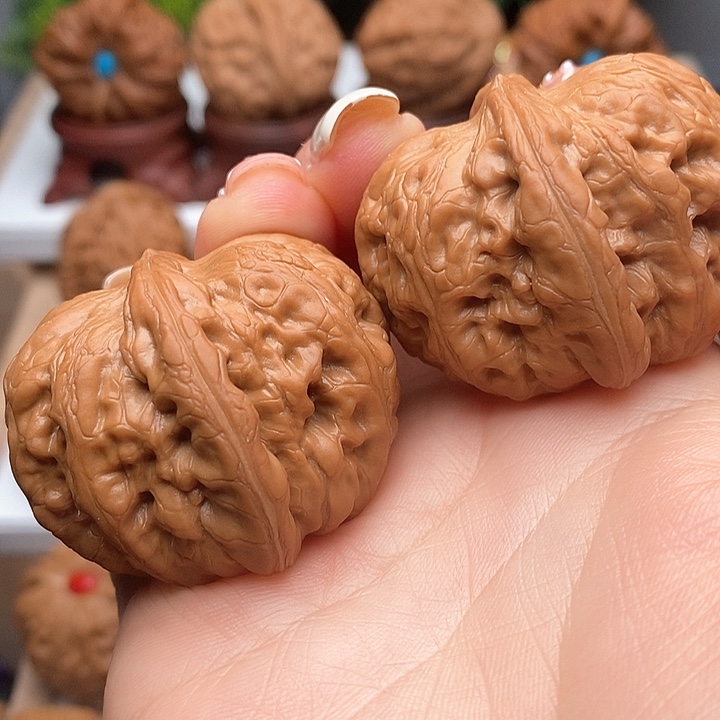 文玩核桃把件元宝41全品