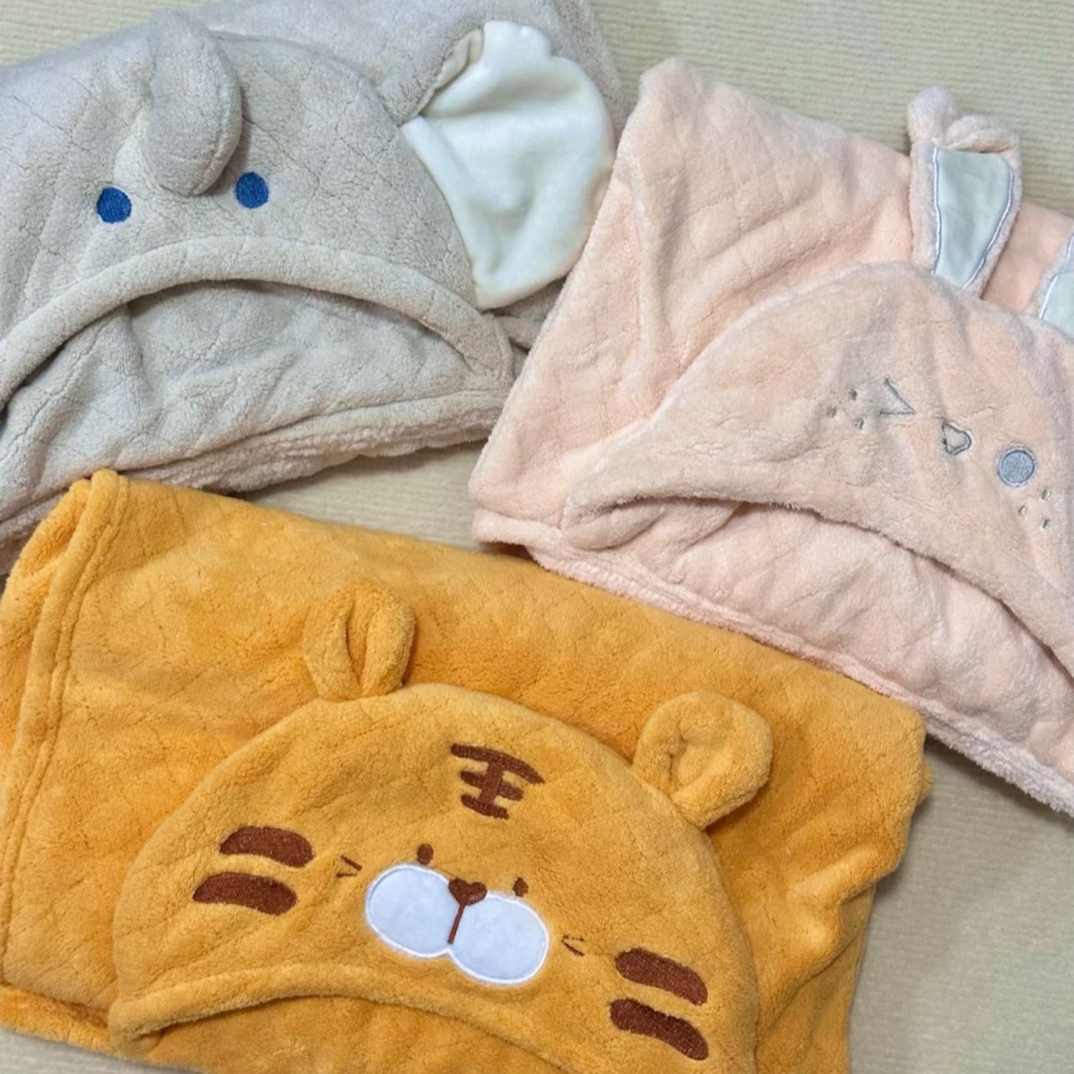 Nuo Nuo kids 大象小兔浴巾舒适柔软吸水