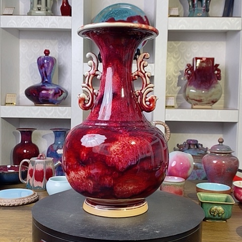 摆件禹州神后钧瓷原产地~